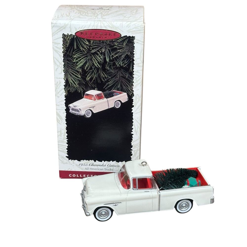 Vtg Hallmark Ornament 1955 Chevrolet Cameo All-American Truck Series #2 1996